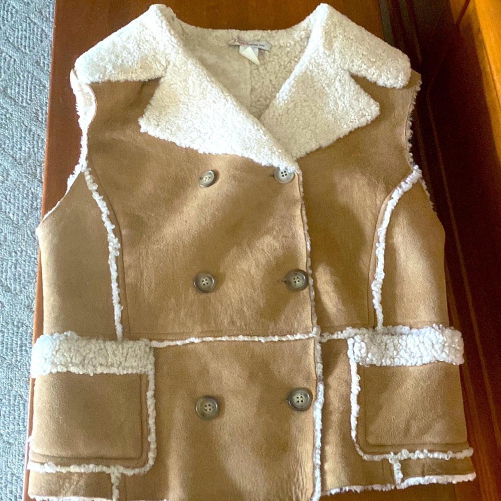 Kors 100% sueded shearling vest